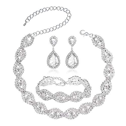 Crystal Rhinestone Jewelry Set (3 Pack) Crystal Rhinestone Jewelry Set (3 Pack)
